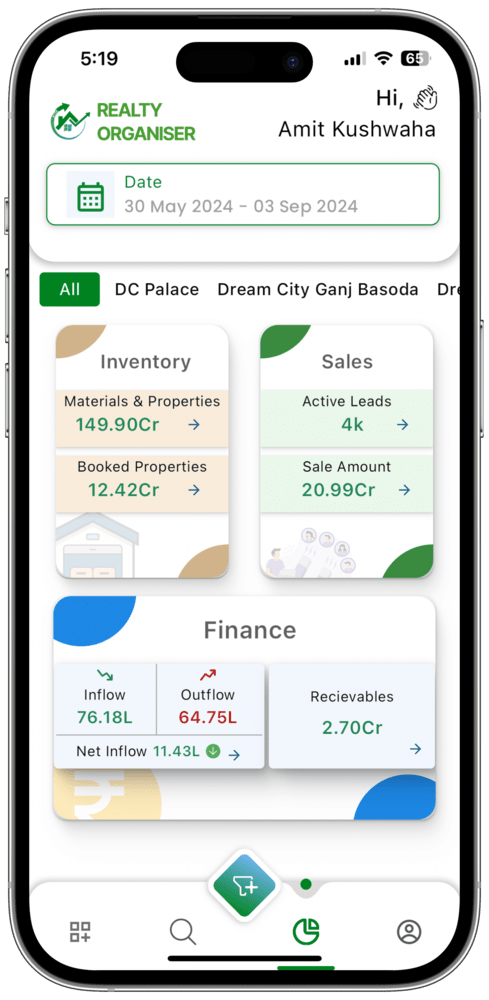 Realty Organiser: Real estate All-in-one Solution and this ERP CRM software for Builders and Developers